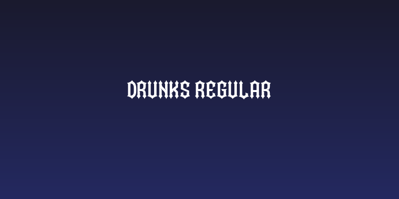 Drunks Regular Social Header