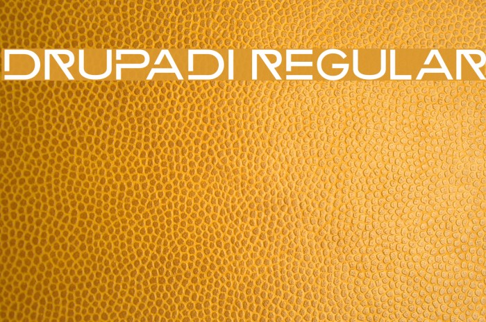 Drupadi Regular Font examples