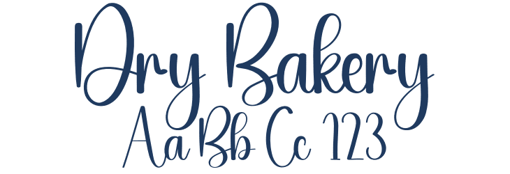 Dry Bakery Font Preview