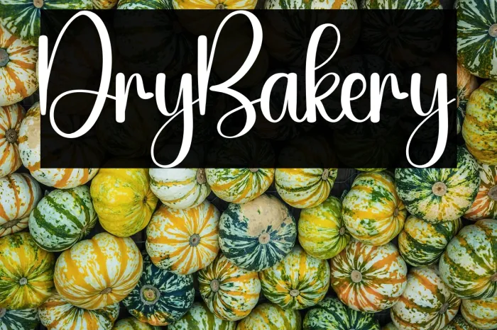 Dry Bakery Example 1