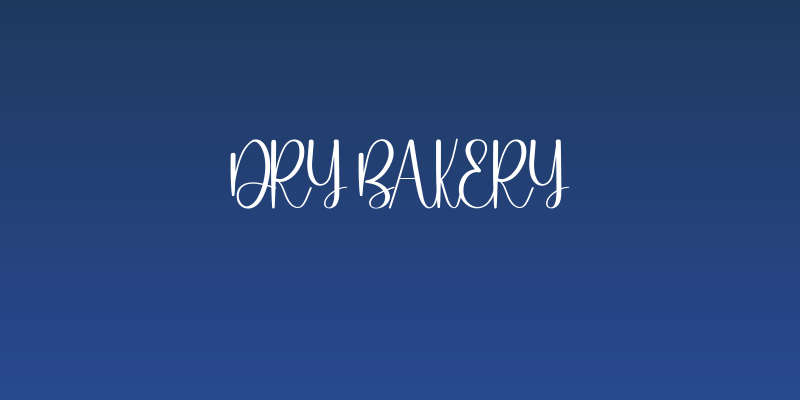 Dry Bakery Social Header