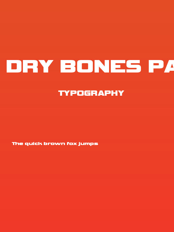 Dry Bones Party 5 Regular Poster