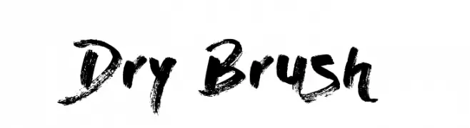 Dry Brush  Descarca Fonturi Gratis