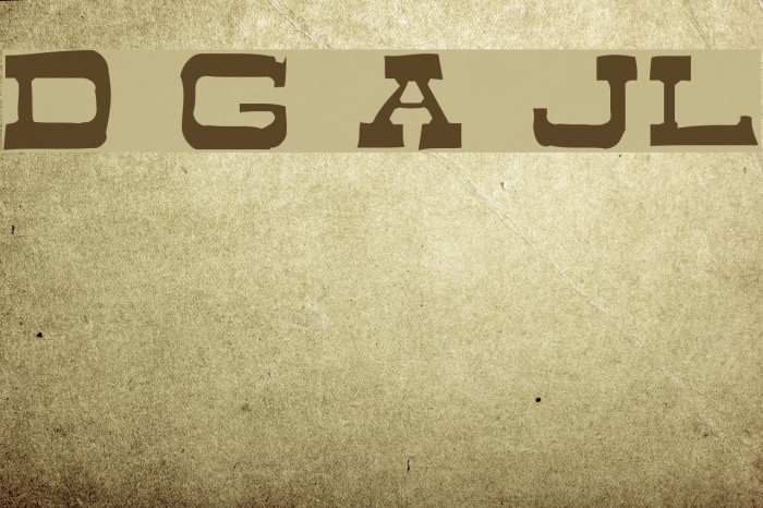 Dry Goods Antique JL Font examples