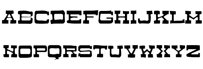 Dry Goods Antique JL Font LOWERCASE