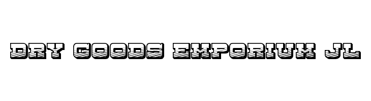 Dry Goods Emporium JL  font caratteri gratis