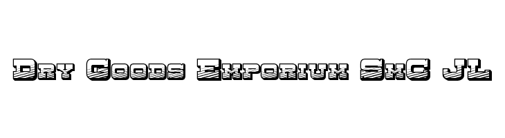 Dry Goods Emporium SmC JL  les polices de caractères gratuit tlcharger