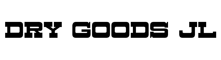 Dry Goods JL Font
