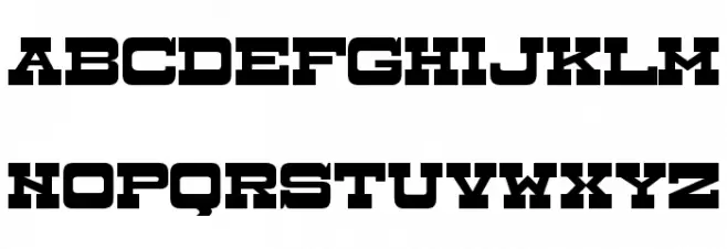 Dry Goods JL Шрифта ВЕРХНИЙ