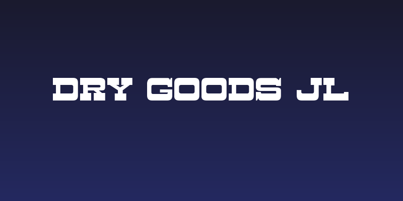 Dry Goods JL Social Header