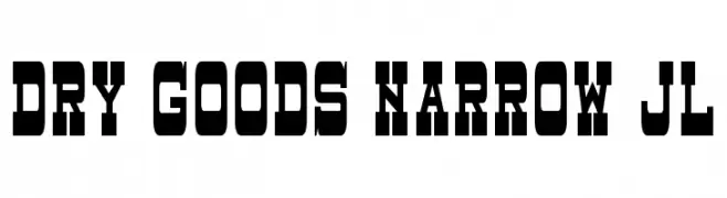 Dry Goods Narrow JL  Frei Schriftart Herunterladen