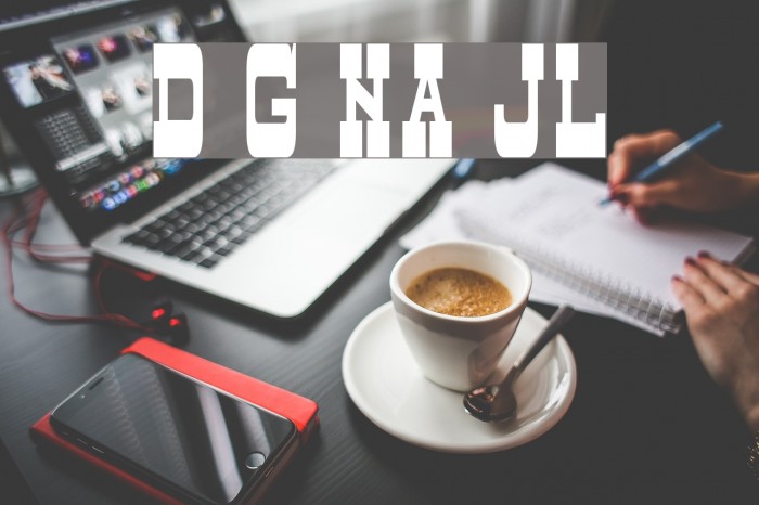 Dry Goods Narrow JL Font examples