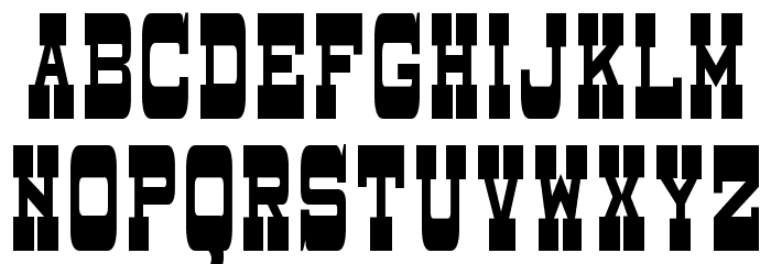 Dry Goods Narrow JL Font LOWERCASE