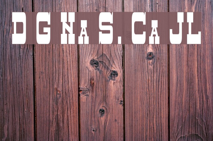 Dry Goods Narrow Sm. Caps JL Font examples
