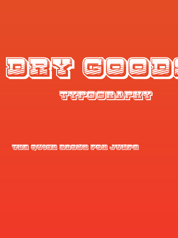 Dry Goods Rustic JL Poster