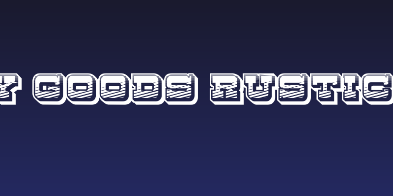 Dry Goods Rustic JL Social Header