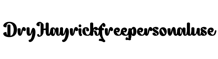 Dry Hayrick free personal use  لخطوط تنزيل