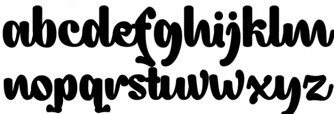 Dry Hayrick free personal use Schriftart Kleinbuchstaben