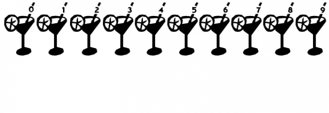 Dry Martini Font OTHER CHARS