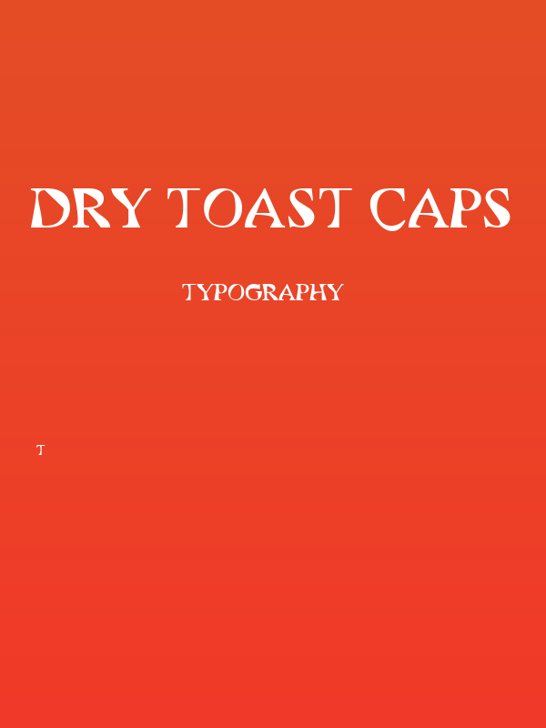 Dry Toast CAPS Poster