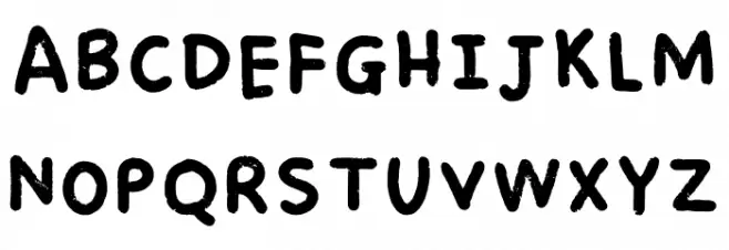 Dry Whiteboard Marker Regular 字体 大写
