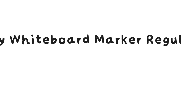 Dry Whiteboard Marker Regular Logo