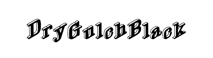 DryGulchBlack Font