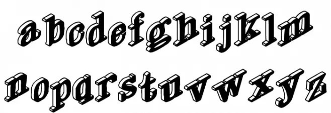 DryGulchBlack Schriftart Kleinbuchstaben