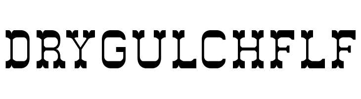 DryGulchFLF Font