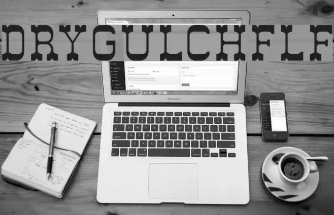 DryGulchFLF Font examples