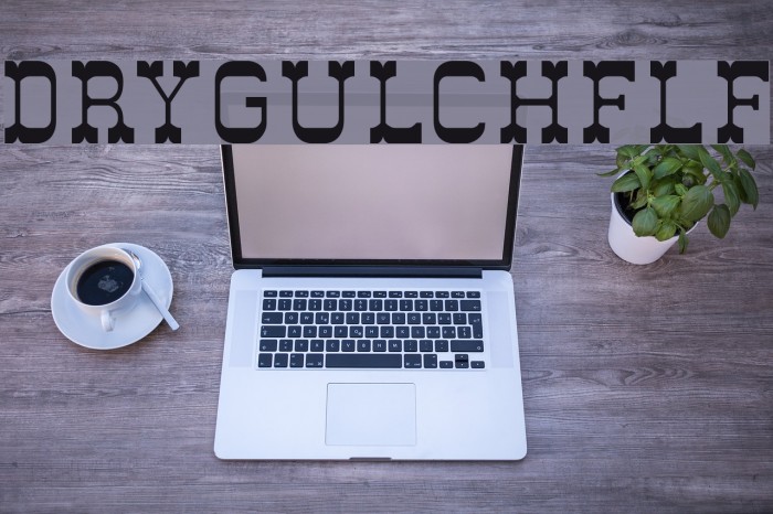 DryGulchFLF Font examples