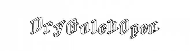 DryGulchOpen  Free Fonts Download