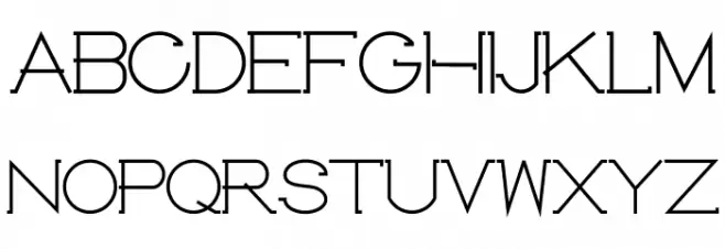 Dryades フォント 大文字