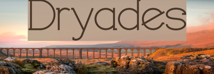 Dryades Font examples