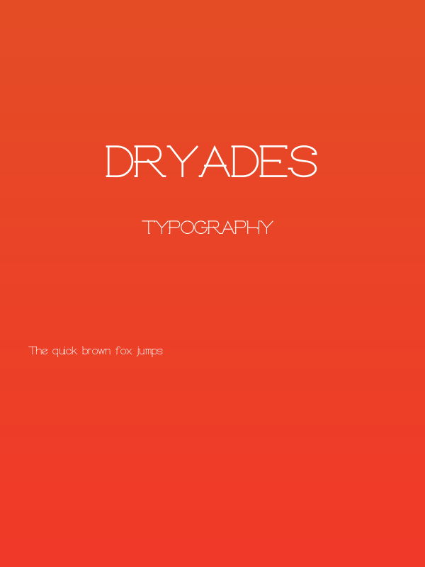 Dryades Poster