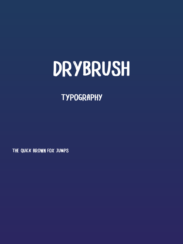 Drybrush Poster