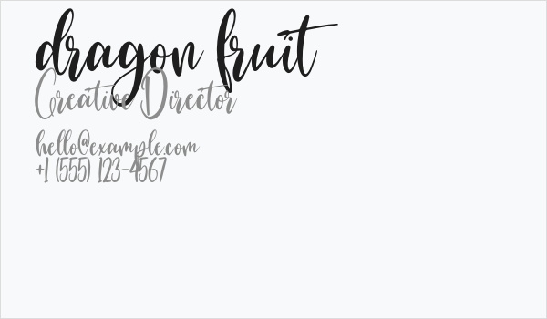 dragon fruit Business Card