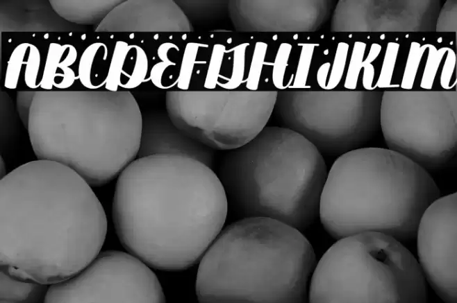 dream*showers Regular Шрифта examples