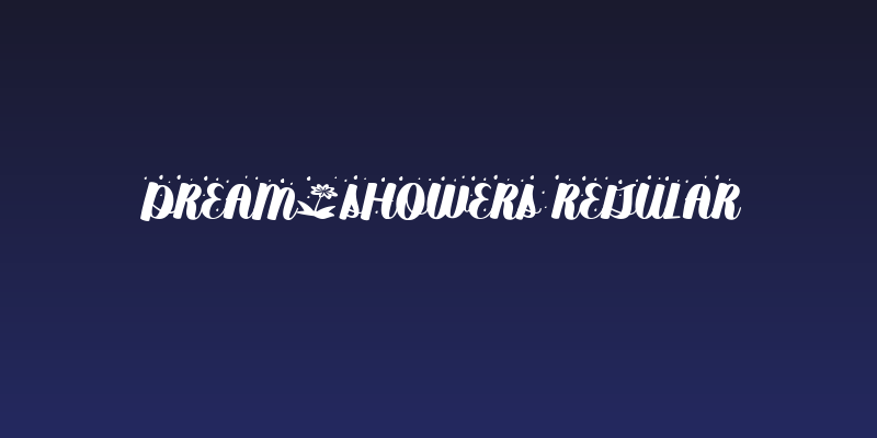dream*showers Regular Social Header