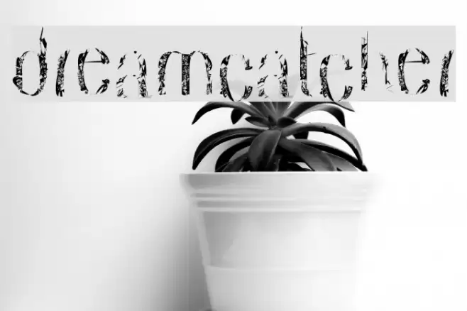 dreamcatcher Font examples