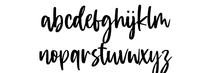 dreamfoster Font LOWERCASE