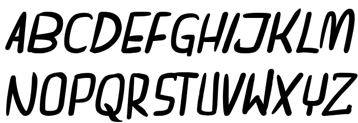 dreamgirl's dream Bold Italic Font LOWERCASE