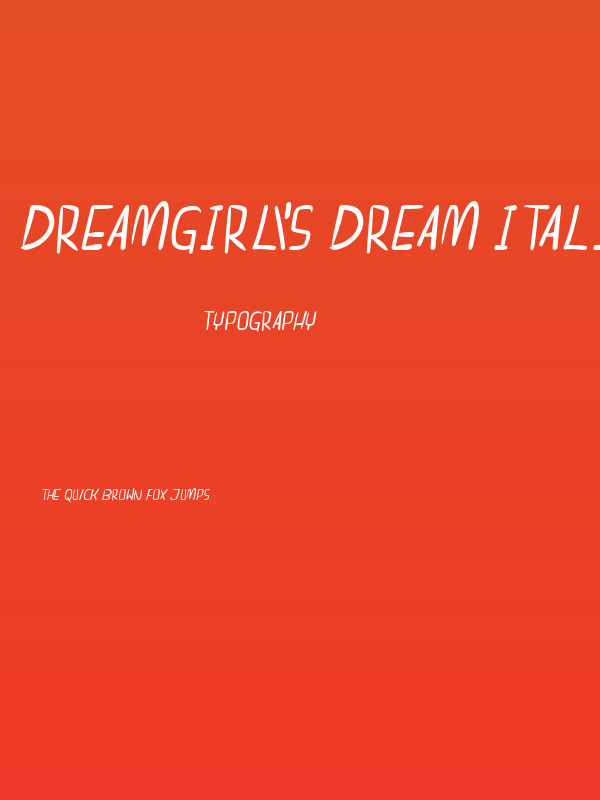 dreamgirl's dream Italic Poster