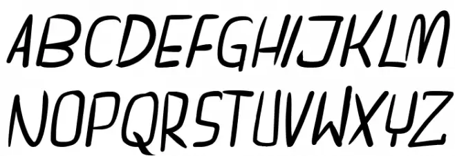 dreamgirl's dream Italic 字体 小写