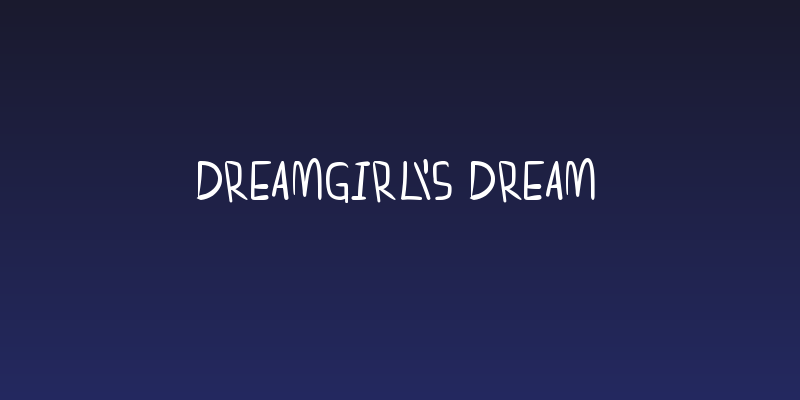 dreamgirl's dream Social Header