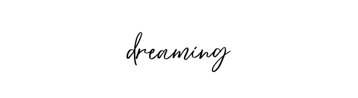 dreaming  لخطوط تنزيل