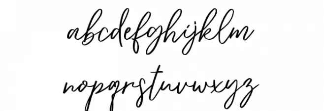 dreaming Schriftart Kleinbuchstaben