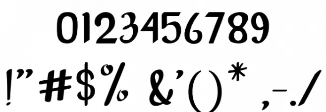 dreamland Regular Font OTHER CHARS