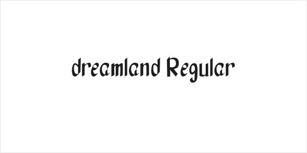 dreamland Regular Logo