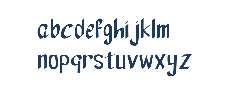 dreamland Regular Lowercase